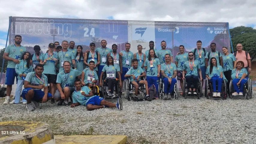 Atletas paralímpicos de Araxá conquistam 45 medalhas em torneio realizado em Belo Horizonte